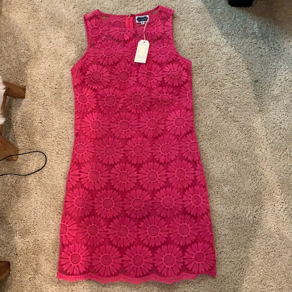 Mud Pie pink floral dress